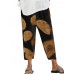 100  Cotton Abstract Printing Casual Loose Pants For Women